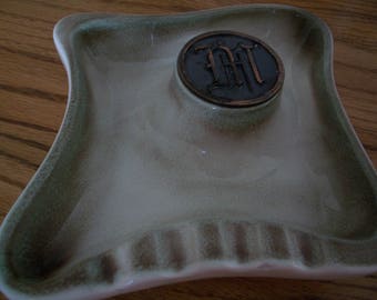 Ashtray, Monogram "M", The Hyde Park No. 1930