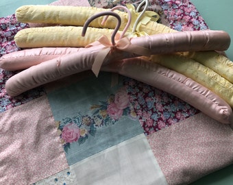 Vintage Lingerie Hangers, Set of 4