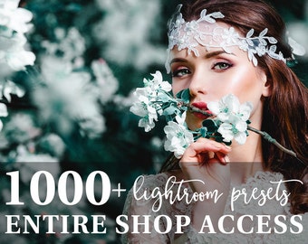 Lightroom Presets Bundle 1000+ Professional Photo Editing Tools for Portrait, Newborn, Wedding Photographers