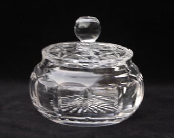 Crystal Sugar Bowl With Lid