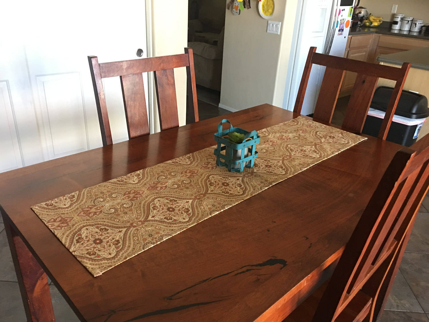 Brown Table Runners Short Table Runner Wedding Table Runner