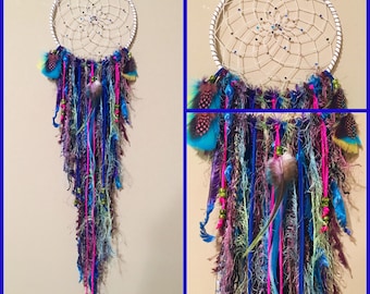 CUSTOM !!! Native Style Dreamcatcher with a Mix of Boho // Wall Hanging // Boho Decor