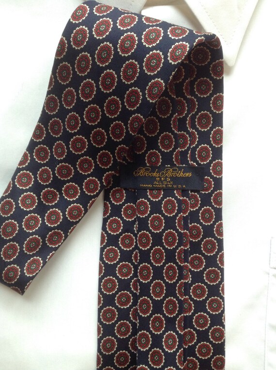 Brooks Brothers Necktie Handmade / Designer Silk Man Tie