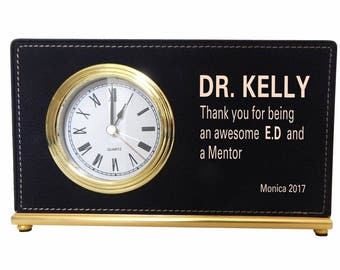Gift to my Executive Director and my Mentor, Appreciation Gift to Supervisor, Thank you Custom Gift to my Boss, Custom Desk Clock, LB002
