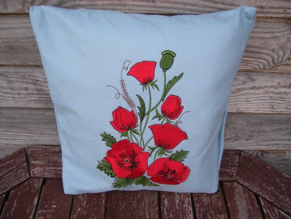 Light Blue Pillow and Cover Throw Pillow 12x12 inch