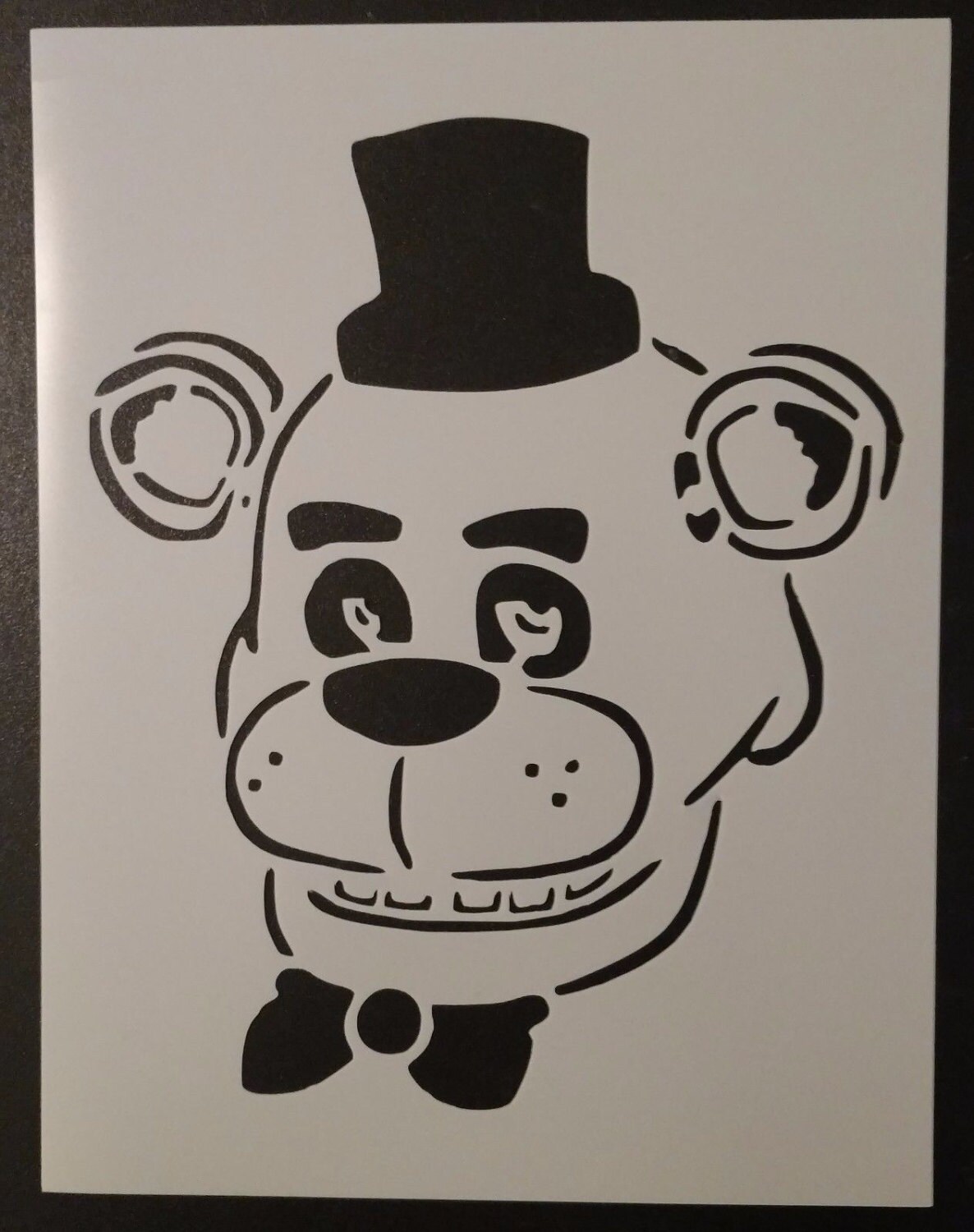 Five 5 Nights At Freddy s Freddy Freddys Fazbear Custom Stencil FAST