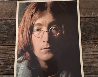 The Beatles John Lennon Vintage Print