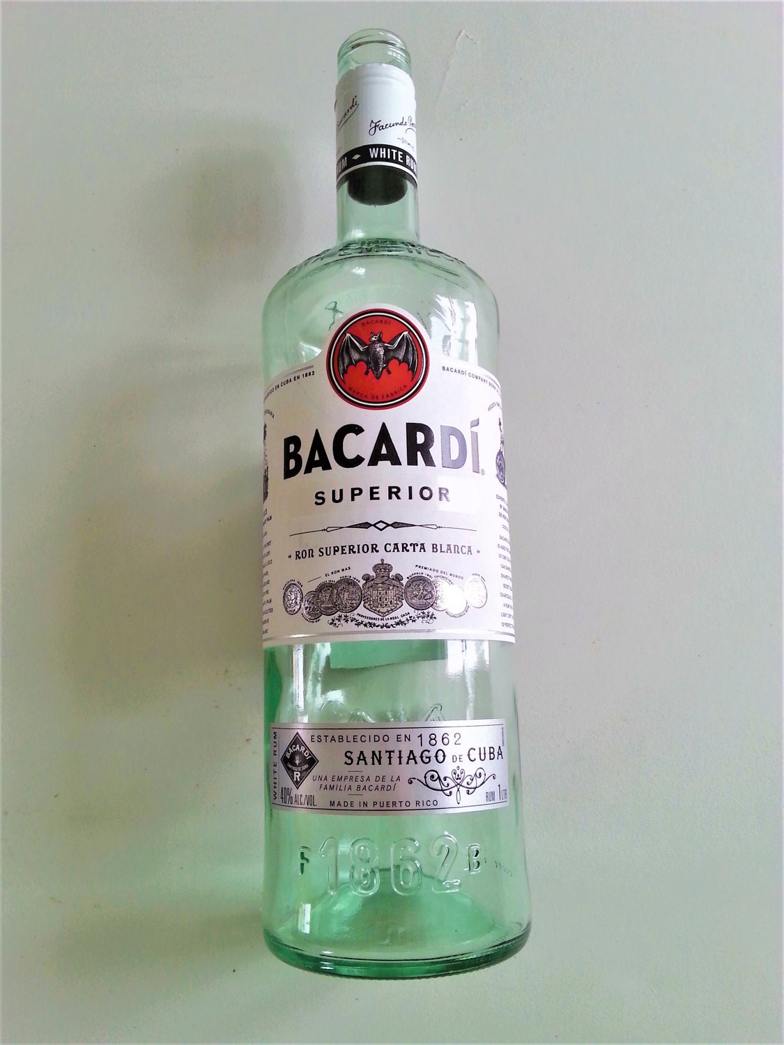 Bacardi бутылка открытая
