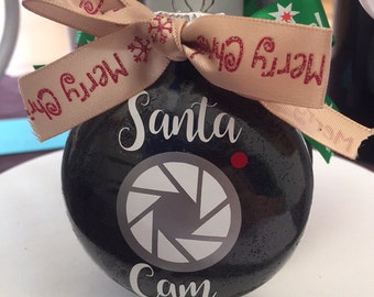Santa Cam Ornament