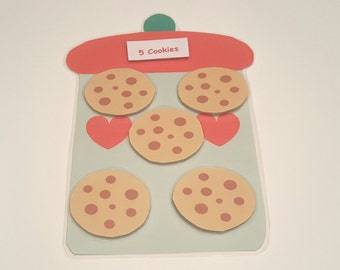 Cookie jar counting | Etsy