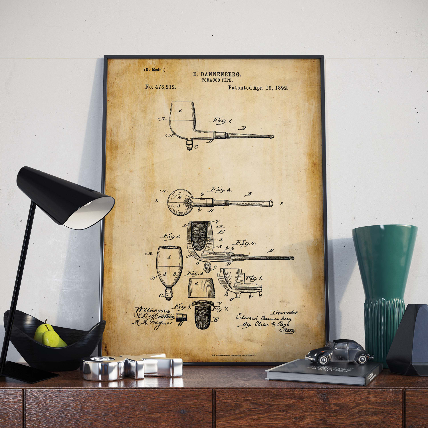 Tobacco Pipe Poster Tobacco Pipe Art Tobacco Sticks Tobacco