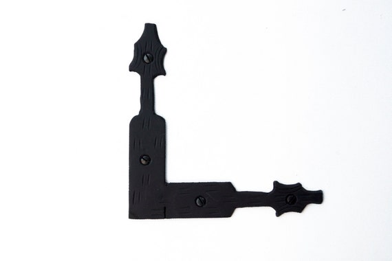 5.5\u201d Corner Bracket  Iron Brackets  Door Decoration  Door Brace  Decorative Hardware  Barn 