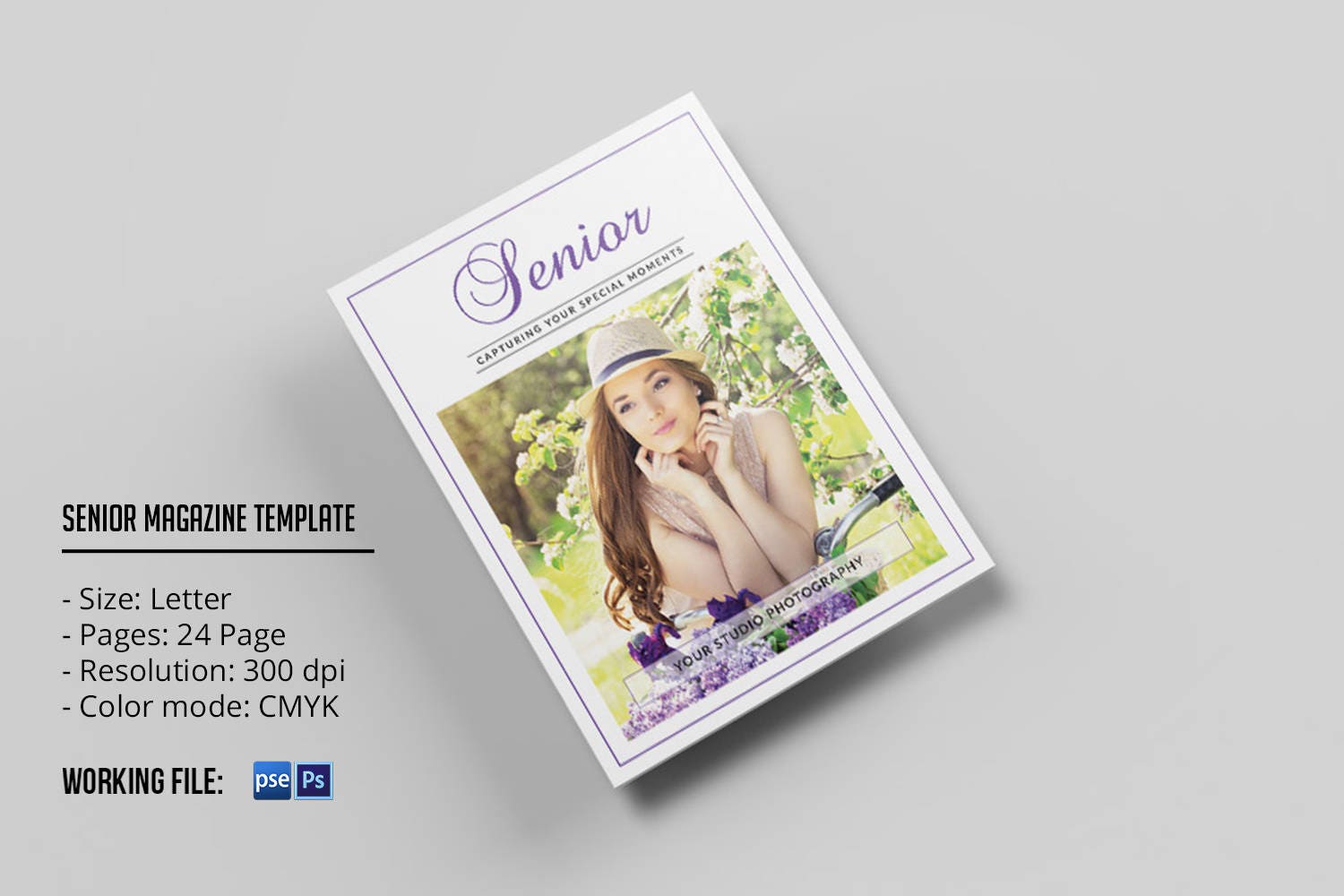 Senior Photography Magazine Template For Photographer Studio Senior Magazine Templates For Photographers
