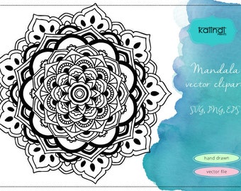 Download Lotus Mandala svg Lotus vector clipart Yoga svg Namaste