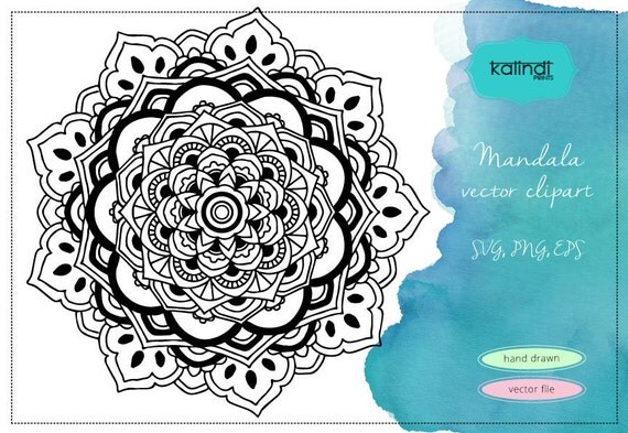 Download Mandala svg. Mandala vector clipart. Mandala stencil. Mandala