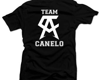 Saul el Canelo Team Canelo Mens shirt Boxing Tee Black