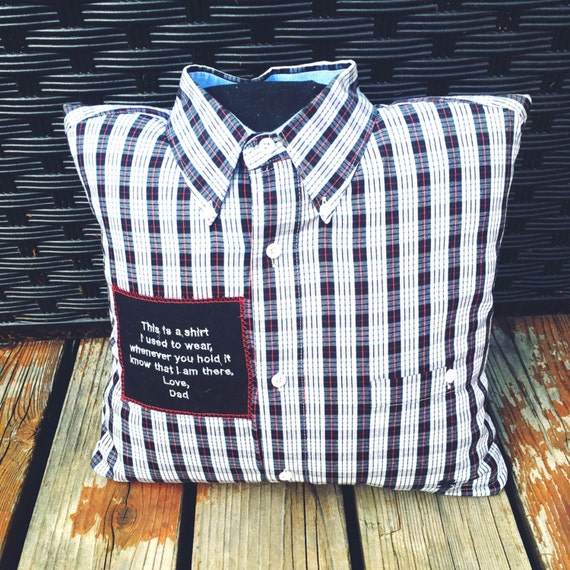 Shirt Memory Pillow Loved One Pillow Personalized Memory