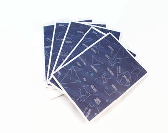 Note Card Set, Constellation, Star Gazer, Zodiac, Blank Note cards, Personal Stationery, Notecards, Any Occasion Cards, Cute Card Set