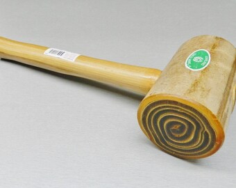 22oz Rawhide Mallet Garland Leather Work Assembly Hammer #5 LargeE 2-3/4" Face (R BOX A)