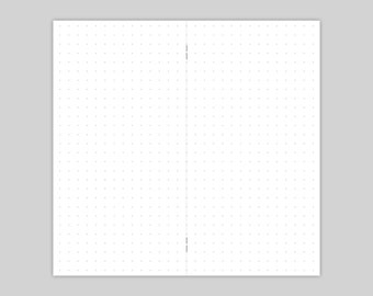 Notebook - Dot Grid 48 pages - regular, personal, a6, field notes, passport