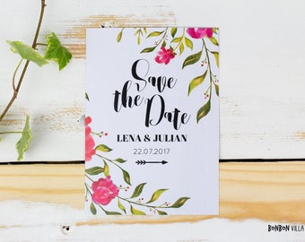 30 x save-the-date card * flourish *.