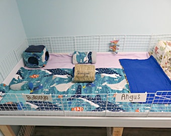 Custom Name Plates for C&C Small Animal Cages. Guinea Pigs. Rabbits. Rats. Chinchilla. Ferret. Gerbil. Hamster. Hedgehog.