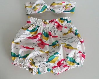 Girls Raring Horse Bloomer Set by Shea Baby main image 1