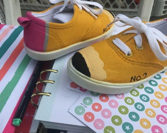 Made to order pencil shoes adult, child, toddler