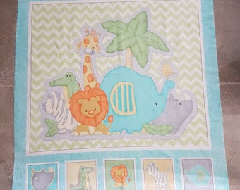 Sew your own quilt, Baby Animal Quilting Kit, Quilt kit, Baby Quilt kit
