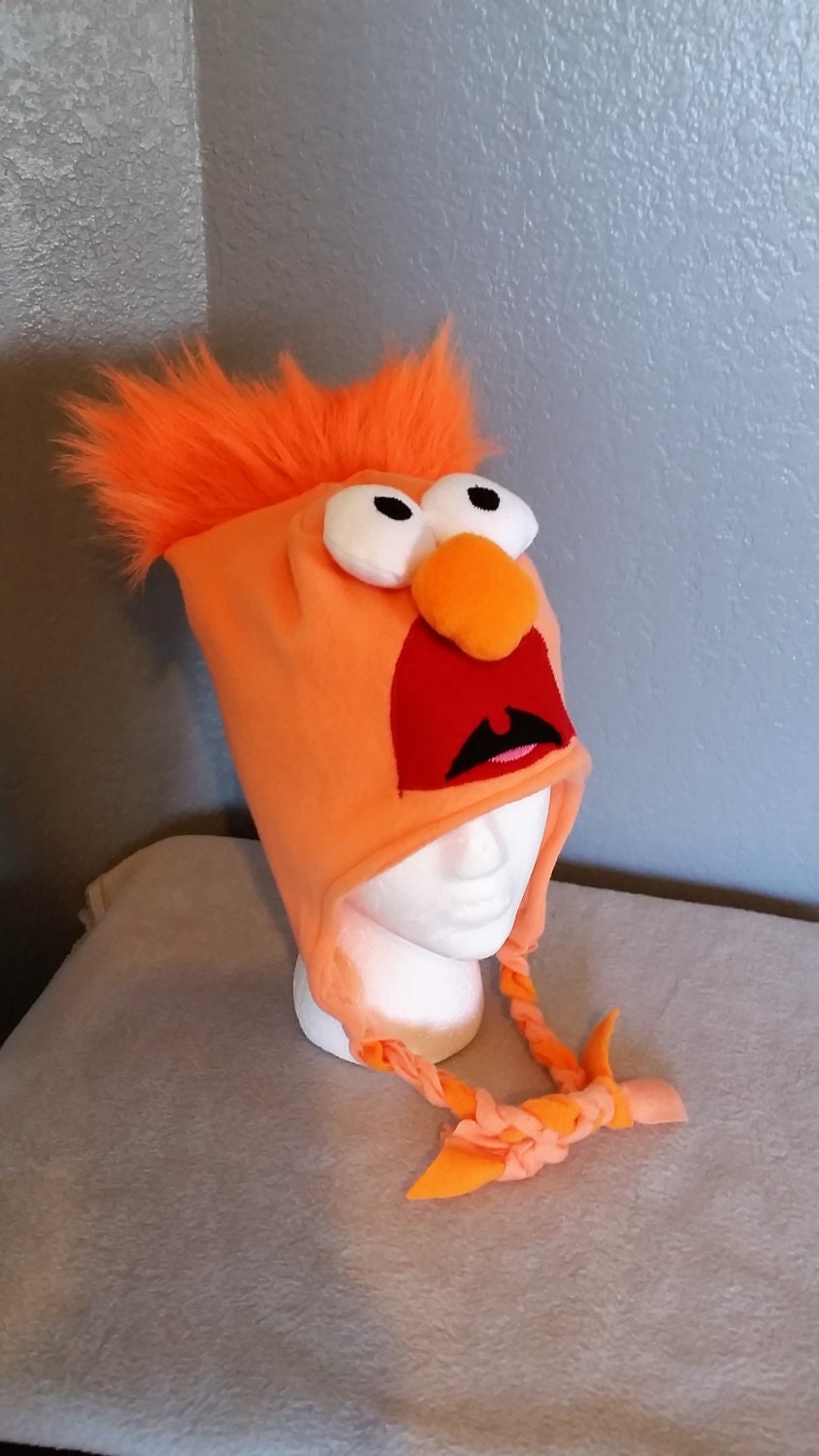 Beaker hat/ Sesame Street Beaker Hat/ Beaker Muppet Hat/