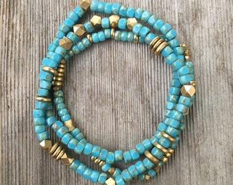 Arm Candy Lavender & Blue Bangle Set