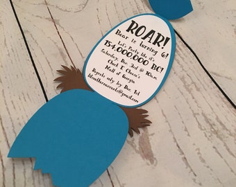 Dinosaur Invitations, Dinosaur Birthday Invitations, Baby Shower Invitations, Invitations, Birthday Invitations, Custom Dinosaur Invitations