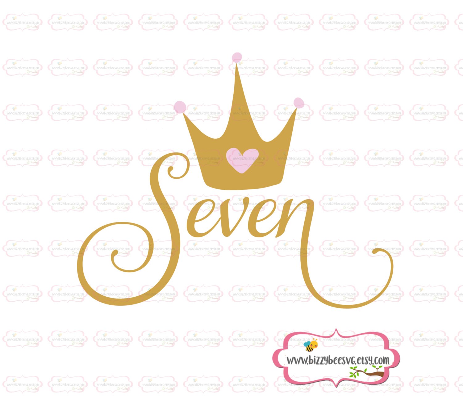 Download seventh birthday SVG DXF EPS cut file seven cut file one svg