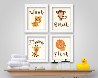 Bathroom Wall Decor Monkey Etsy Bathroom Wall Decor Monkey Etsy