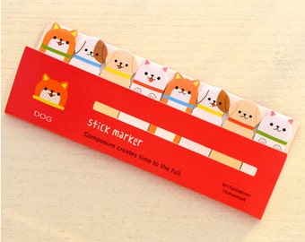 Cute Dog Sticky Notes / Kawaii Stationary / Cute Stationary / Small Gifts / Cute Sticky Notes / Cute Gifts / Cute Puppies / Sticky Notes