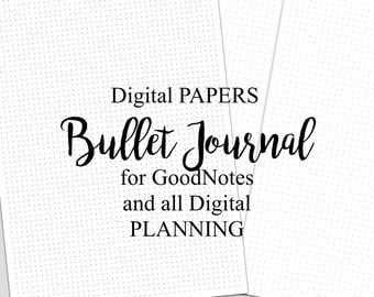 Digital Planner Pages for iPad GoodNotes Bullet Journal