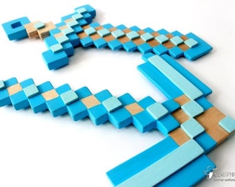 Minecraft SET (Sword + Pickaxe); Wooden Toy; Wooden Tools; Wooden weapon SET