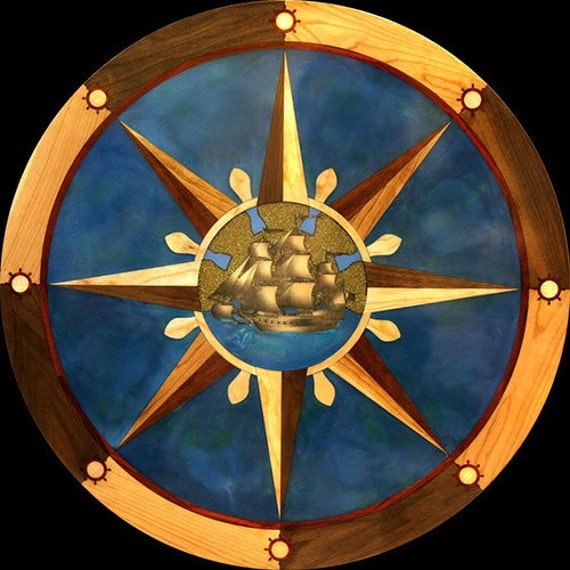wood floor medallion designs  | 676 x 630