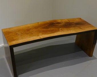 Natural Edge Walnut Slab Coffee Table