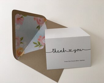 Baby or Bridal Shower Thank You Cards