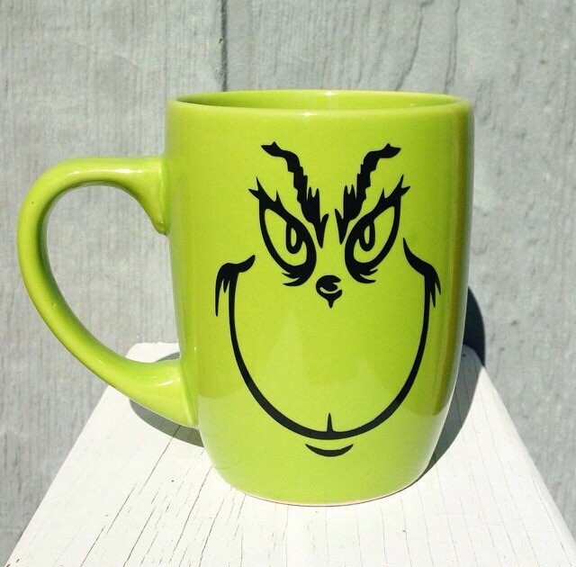 Grinch Coffee Mug Grinch Gift Funny Christmas Gift Cute
