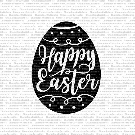 Download happy easter egg 3 svg cut file Easter spring