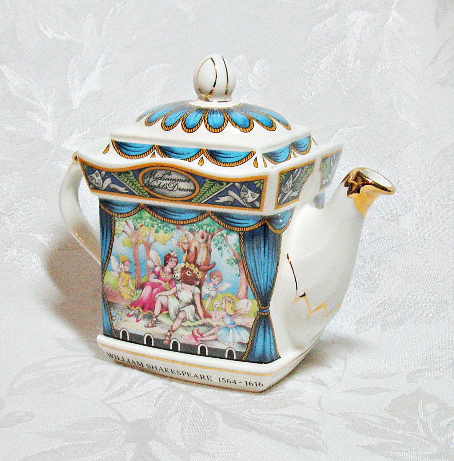 James Sadler Teapot William Shakespeare's A Midsummer