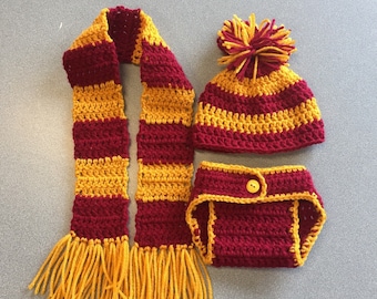 Harry Potter themed newborn photo prop