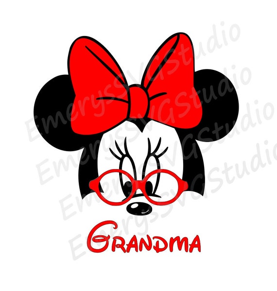 Download SVG File for Grandma Minnie with Reading by EmerysSVGStudio