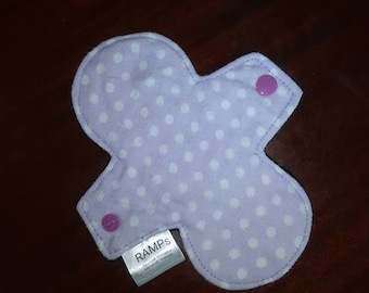 Trainer Cloth Pad Panty Liner Pattern 7"long, 2.25 gusset