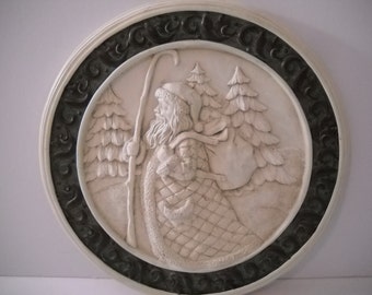 Santa Plate Decoration