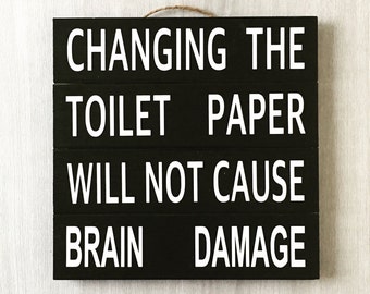 Change toilet paper | Etsy