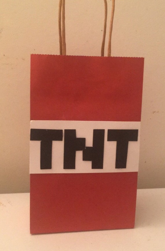 Minecraft TNT Goodie Bags