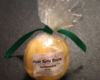 Lemongrass Fizzy Bath Bomb - 4.5 oz.